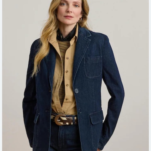 Ralph Lauren Dark Blue Blazer - Picture 1 of 7